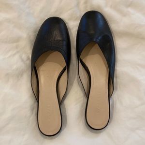 Everlane black mules sz 8